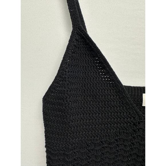 Wilfred Black Knit Cropped Top - Picture 3 of 9